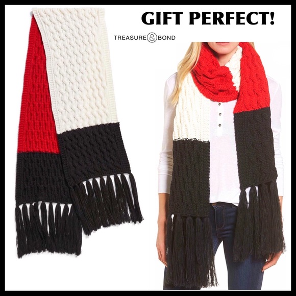 EXTRA LONG KNIT TASSEL FRINGE BLANKET SCARF A2C - Picture 7 of 7